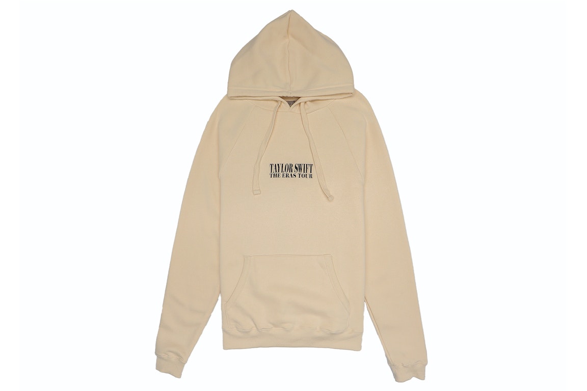 Pre-owned Taylor Swift The Eras Tour Hoodie Beige