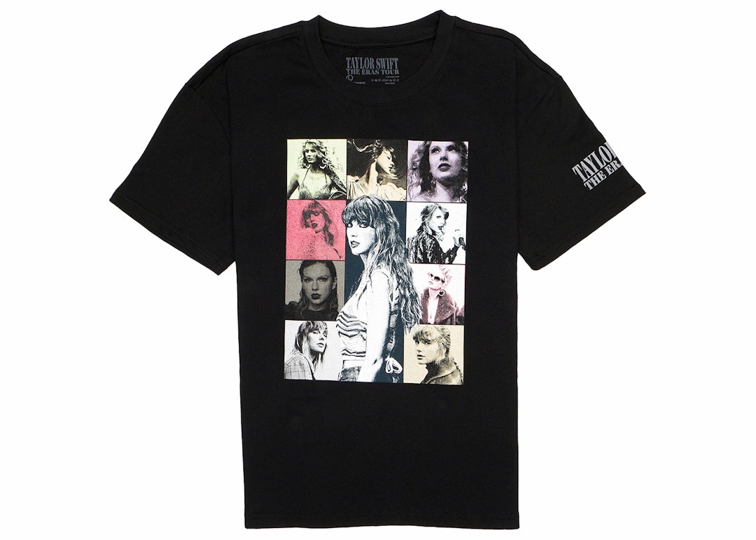 Pre-owned Taylor Swift The Eras Tour T-shirt Black