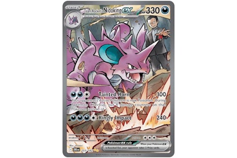 Team Rocket's Nidoking ex 2025 Pokmon Scarlet & Violet Destined Rivals Special Illustration Rare 233/182 Ungraded - 2025 - US Team Rocket's Nidoking ex 2025 Pokmon Scarlet & Violet Destined Rivals Special Illustration Rare 233/182 Ungraded - 2025 - US