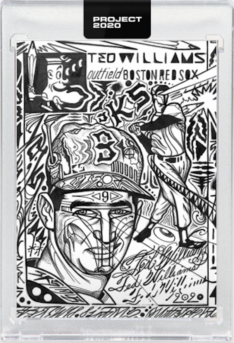 Ted Williams 1954 Topps Project 2020 JK5  /1385 #9