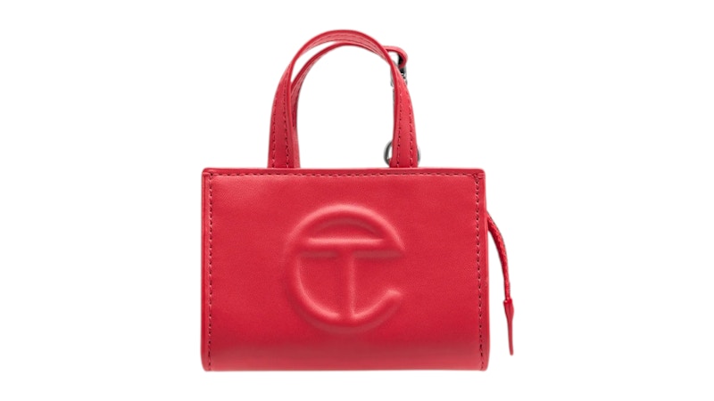 Telfar Baby Bag Charm Red