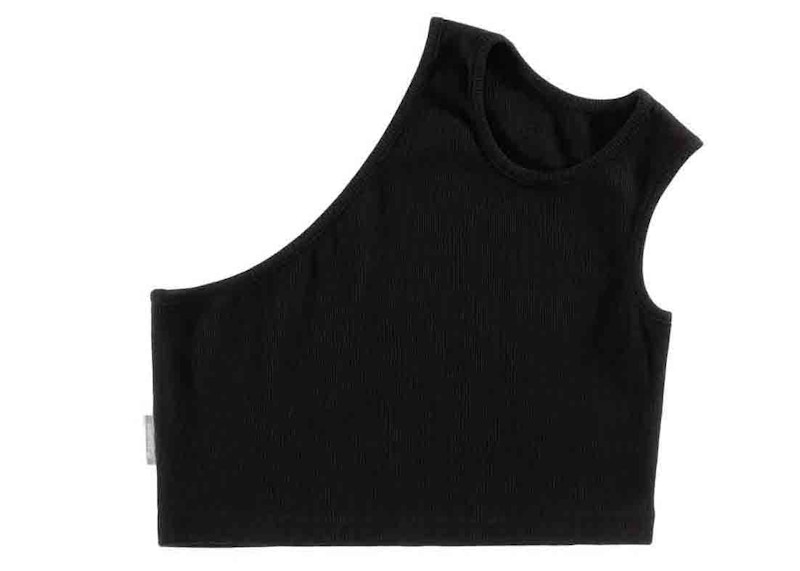 Telfar Cropped Half Tank Black