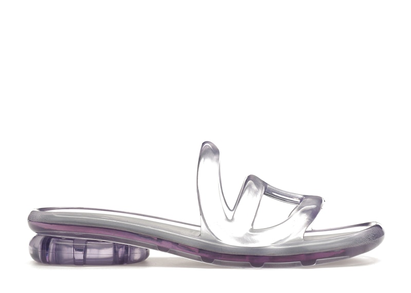Pre-owned Telfar Jelly Slide Melissa Clear Sneakers In Glass