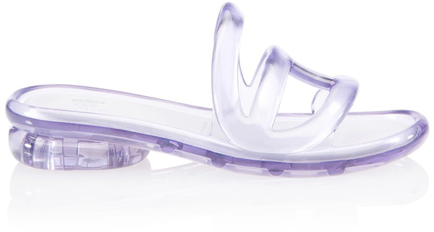 Louis Vuitton Monogram Clear Jelly Slide Sandals Size 10