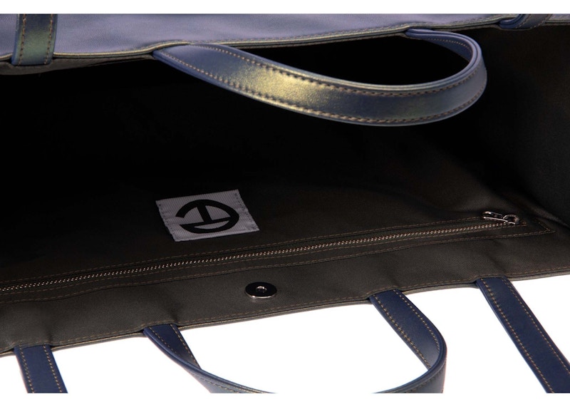 Telfar Large Shopping Bag Acid in Polyurethane/Polyester with Silver