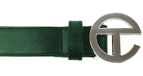 Telfar Logo Belt Dark Olive