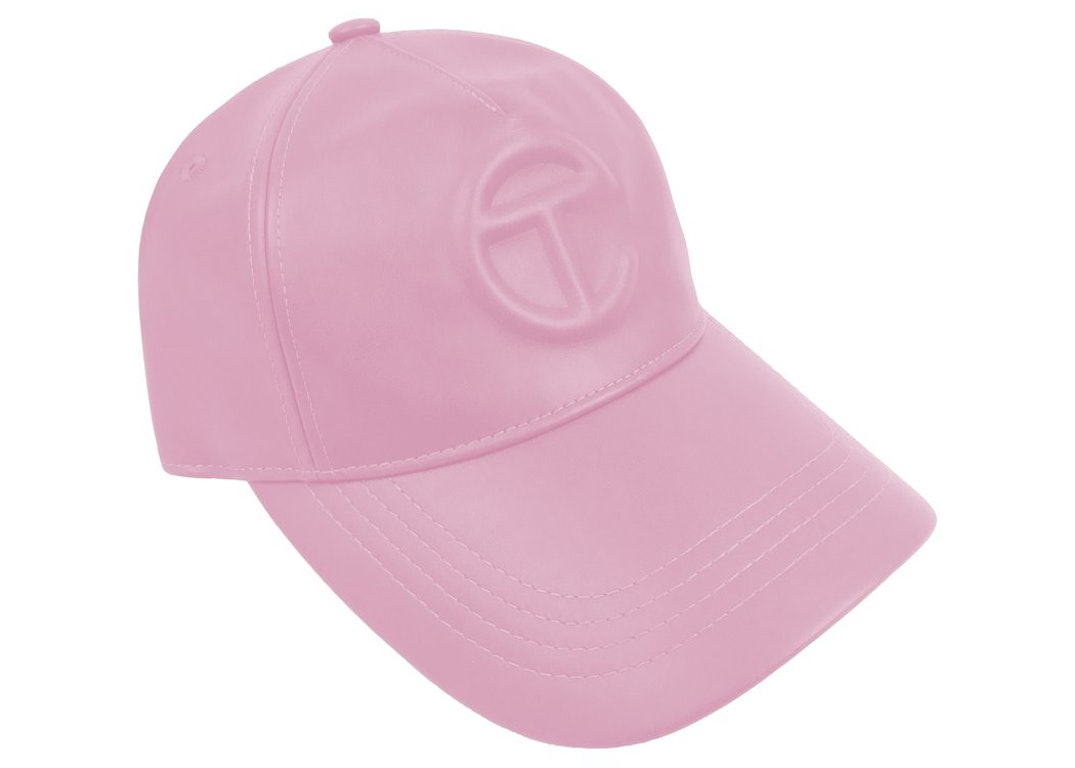 Pre-owned Telfar Logo Embossed Hat Bubblegum Pink