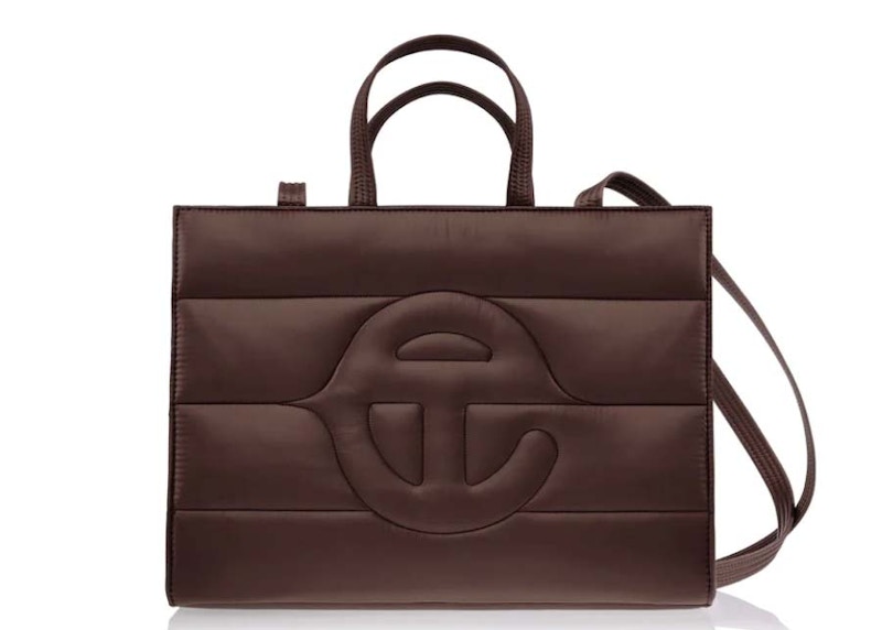 Telfar chocolate online bag