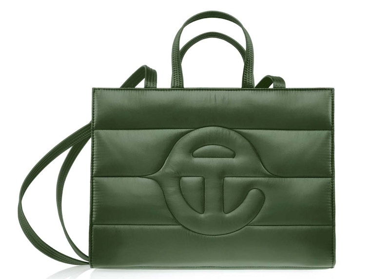 Telfar Medium Puff Shopper Green