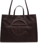 Large shopping bag tote Telfar Black in Polyester - 33537240
