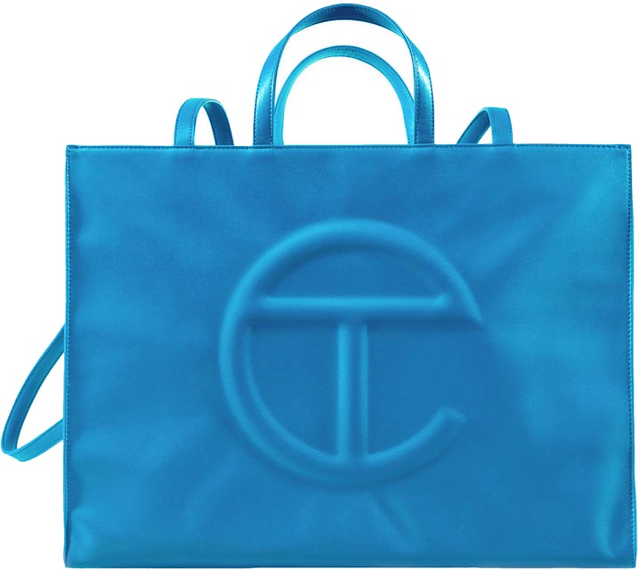 Telfar Shopping Bag Small Cyan