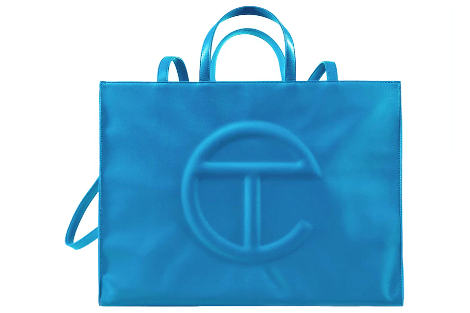 Telfar Shopping Bag Large Cyan
