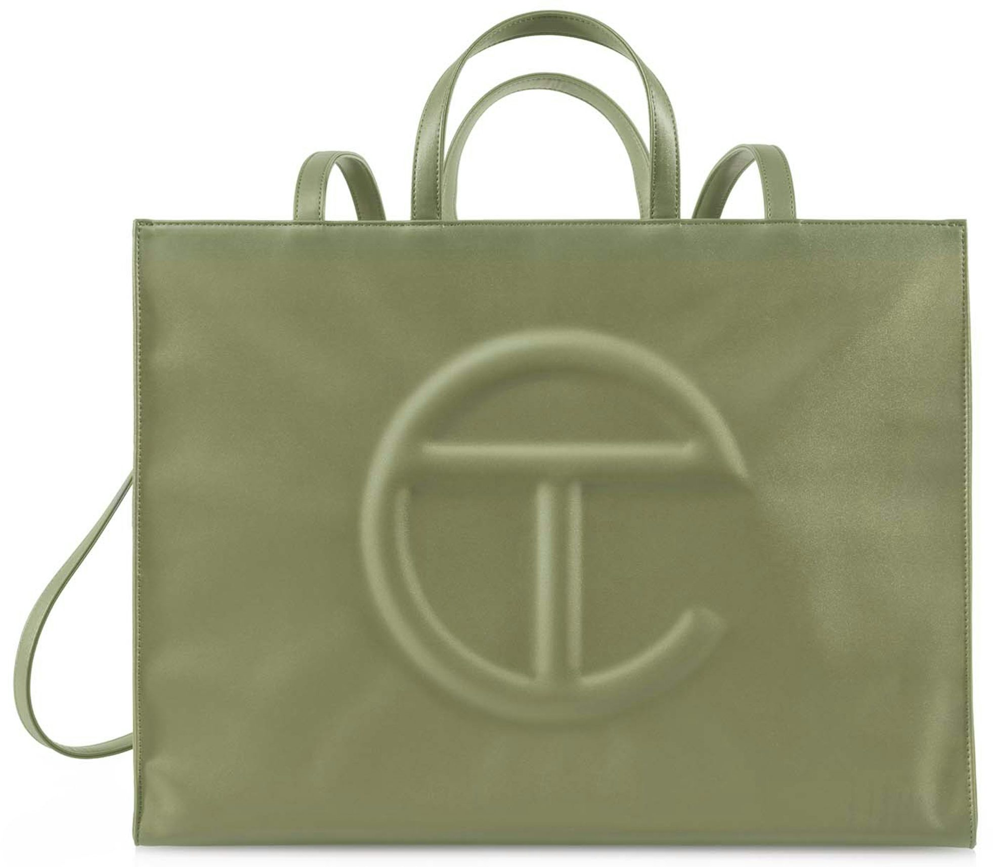 Telfar Large Navy Shopping Bag