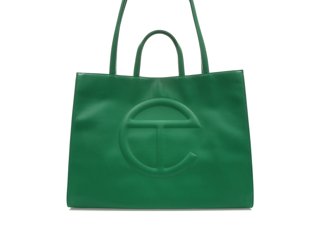Pre-owned Telfar Shopping Bag Large Greenscreen