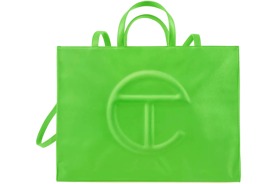 Neon green telfar bag Clearance