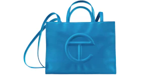 Telfar Shopping Bag Medium Cyan
