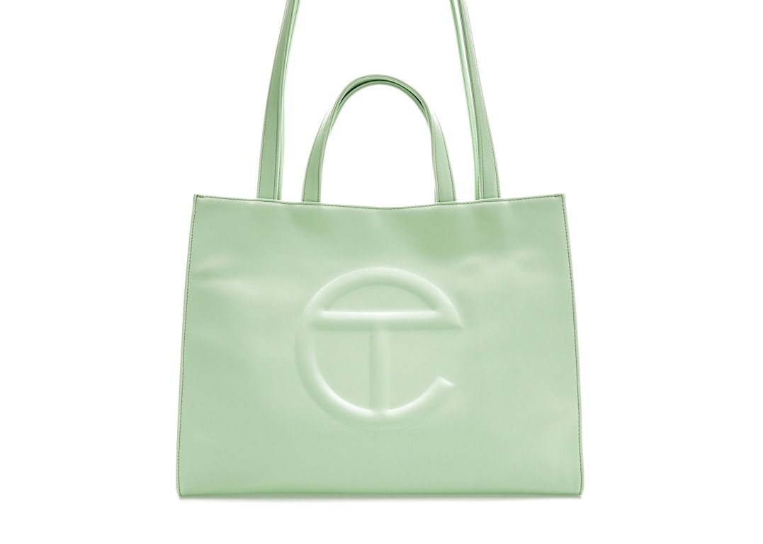 Pre-owned Telfar Shopping Bag Medium Double Mint