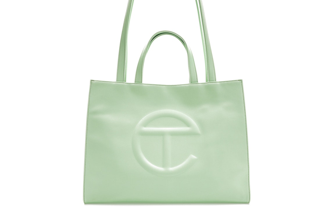Pre-owned Telfar Shopping Bag Medium Double Mint