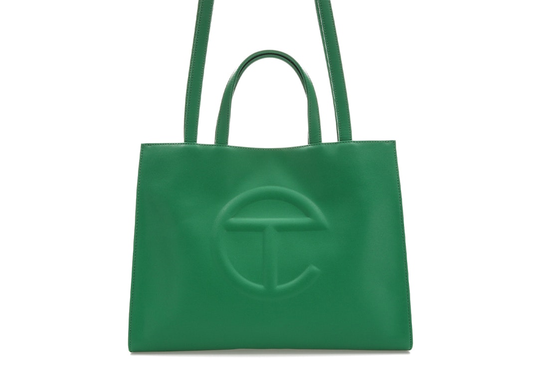 Pre-owned Telfar Shopping Bag Medium Greenscreen