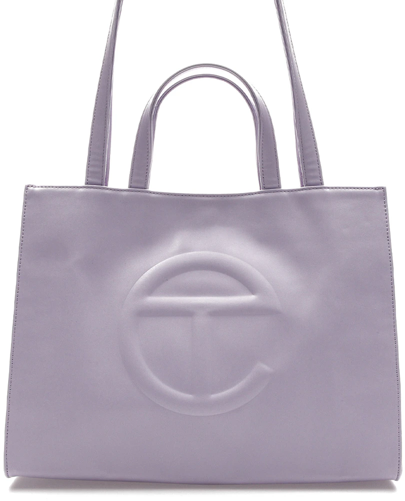 Telfar Shopping Bag Medium Lavender in Vegan Leather - US