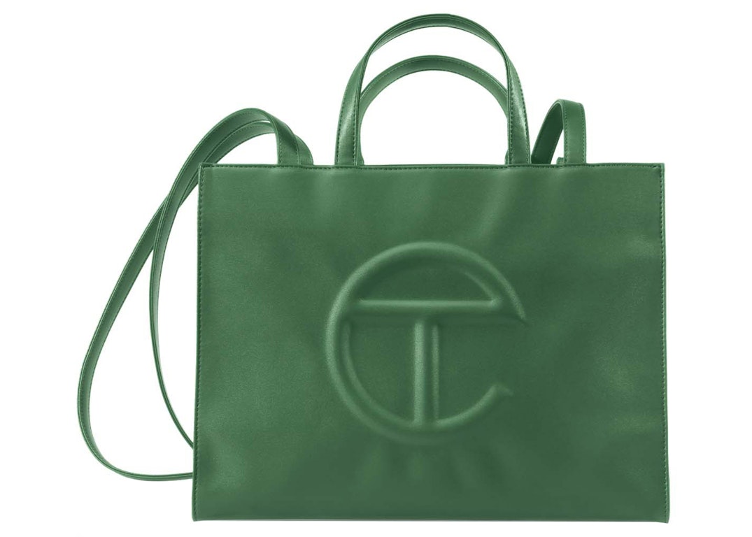 Pre-owned Telfar Shopping Bag Medium Leaf
