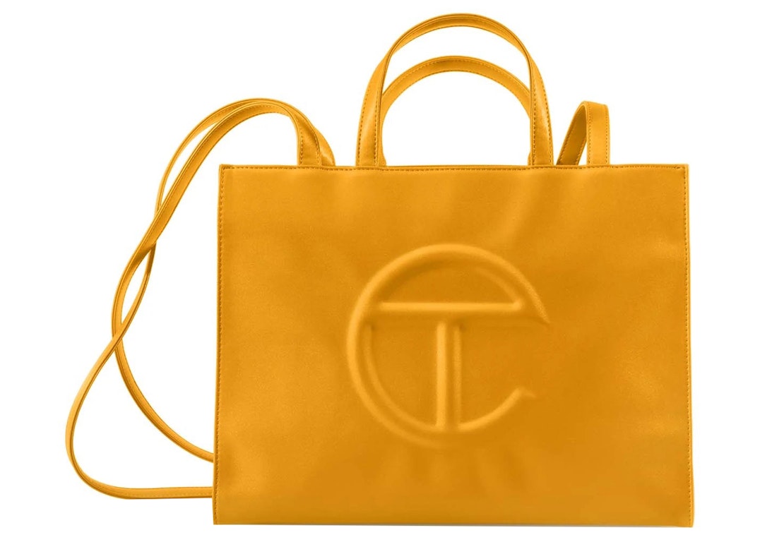 Pre-owned Telfar Shopping Bag Medium Mustard