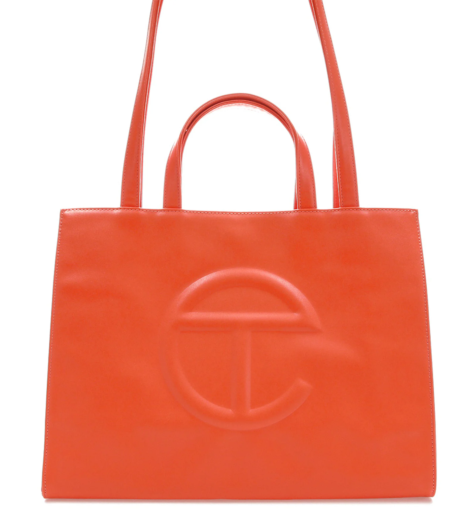 Orange medium telfar bag Clearance
