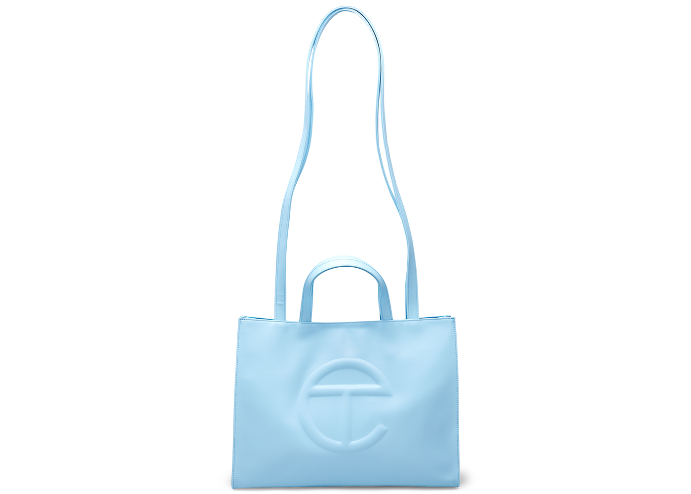 Telfar Small light blue shopping bag, brand new blog.knak.jp