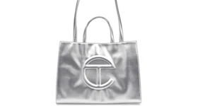 Telfar Shopping Bag Medium Silver