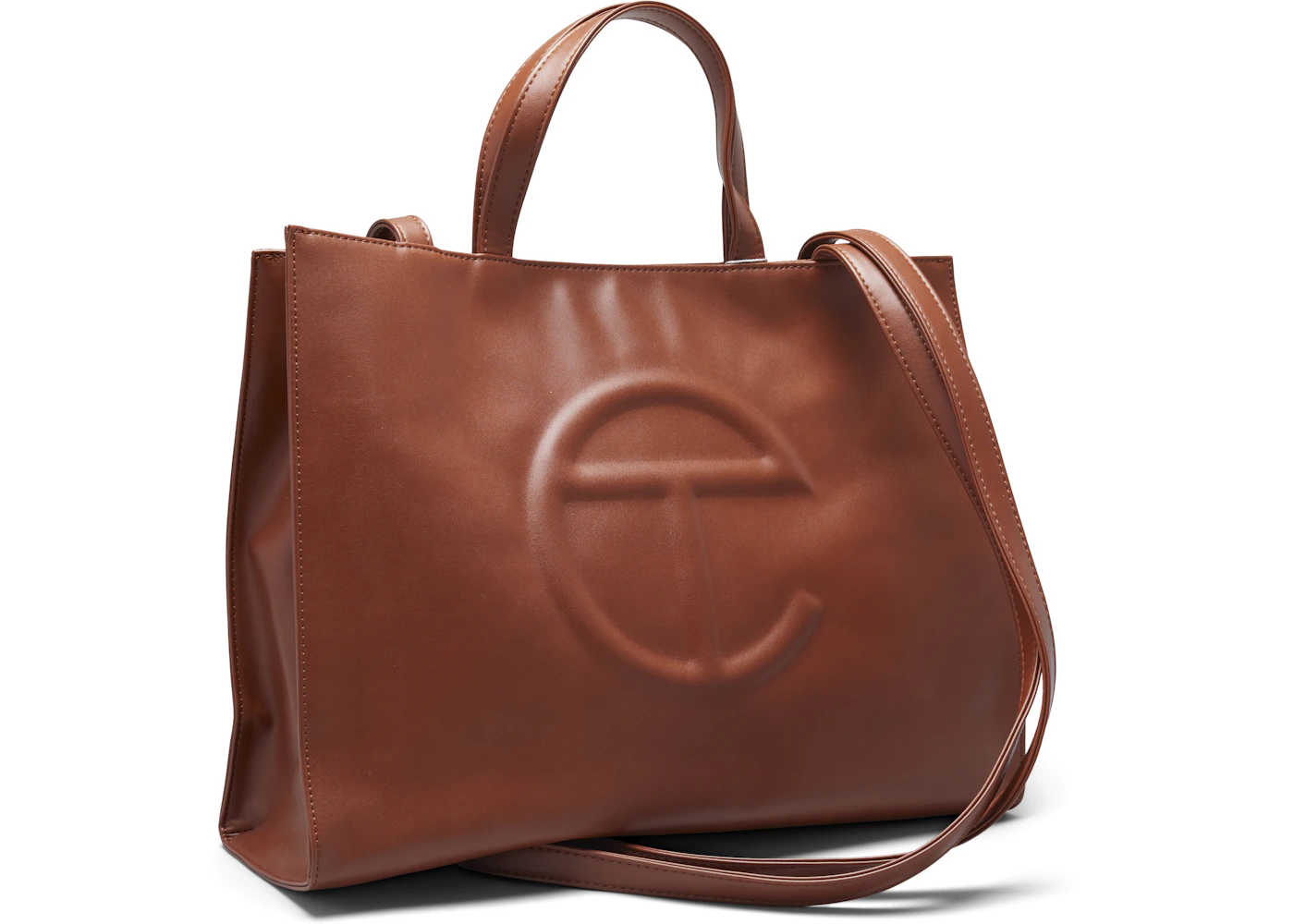 Telfar tan shopping bag Clearance