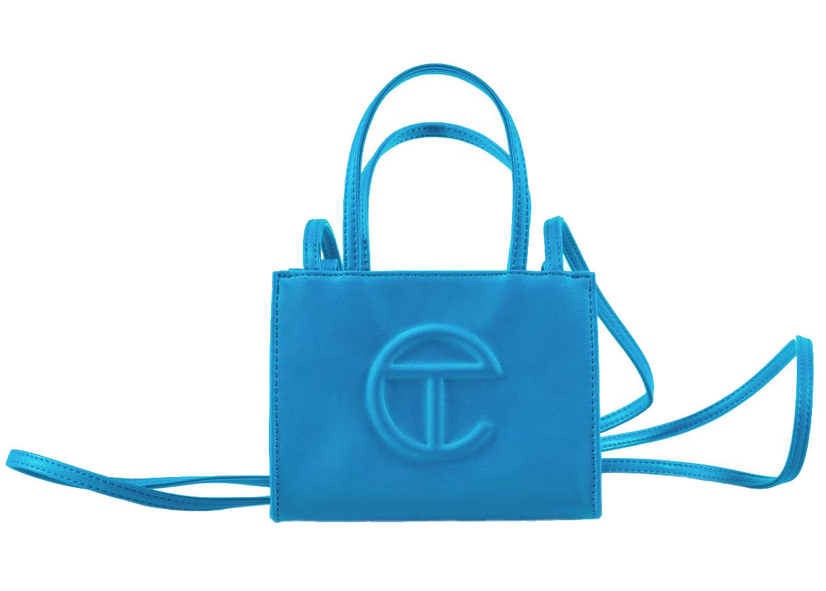 Telfar Shopping Bag Small Cyan in Vegan Leather - JP