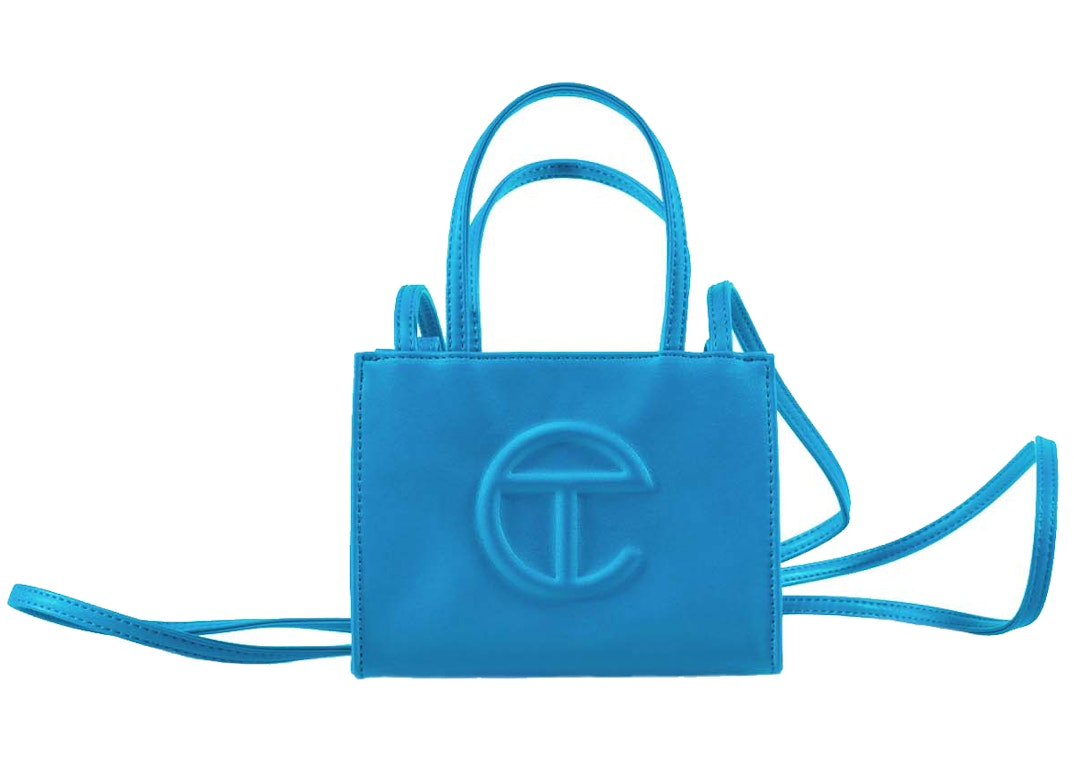 Pre-owned Telfar Shopping Bag Small Cyan