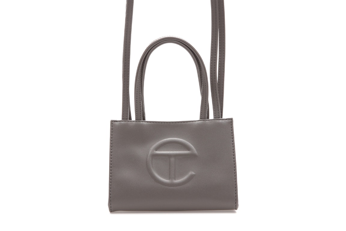 Pre-owned Telfar Shopping Bag Small Grey