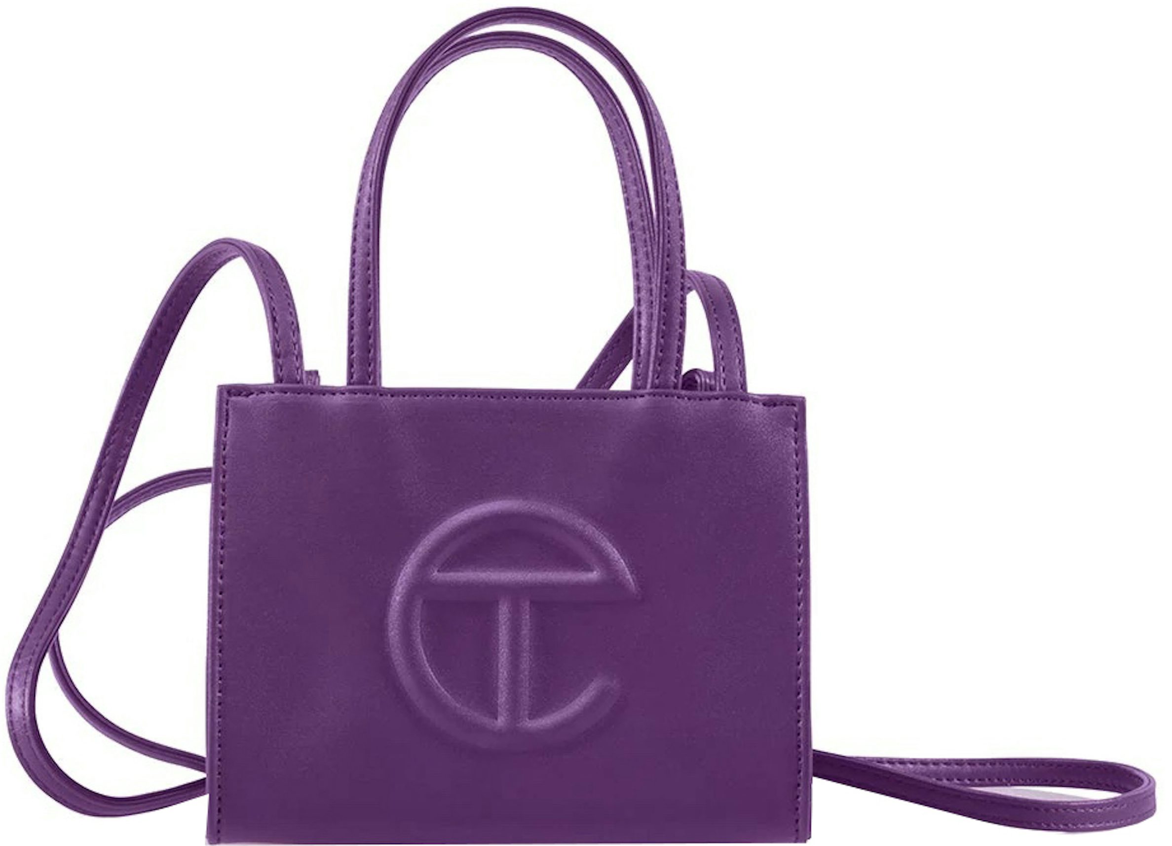 Telfar Shopping Bag Small Grape in Vegan Leather - US