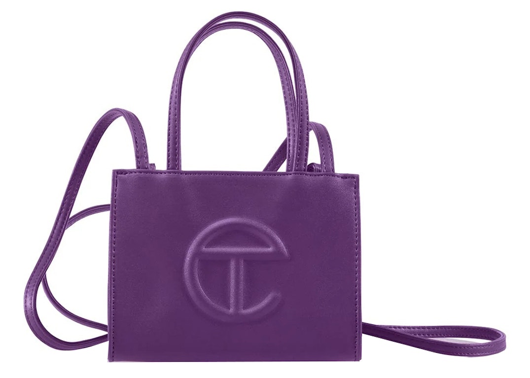 Pre-owned Telfar Shopping Bag Small Grape