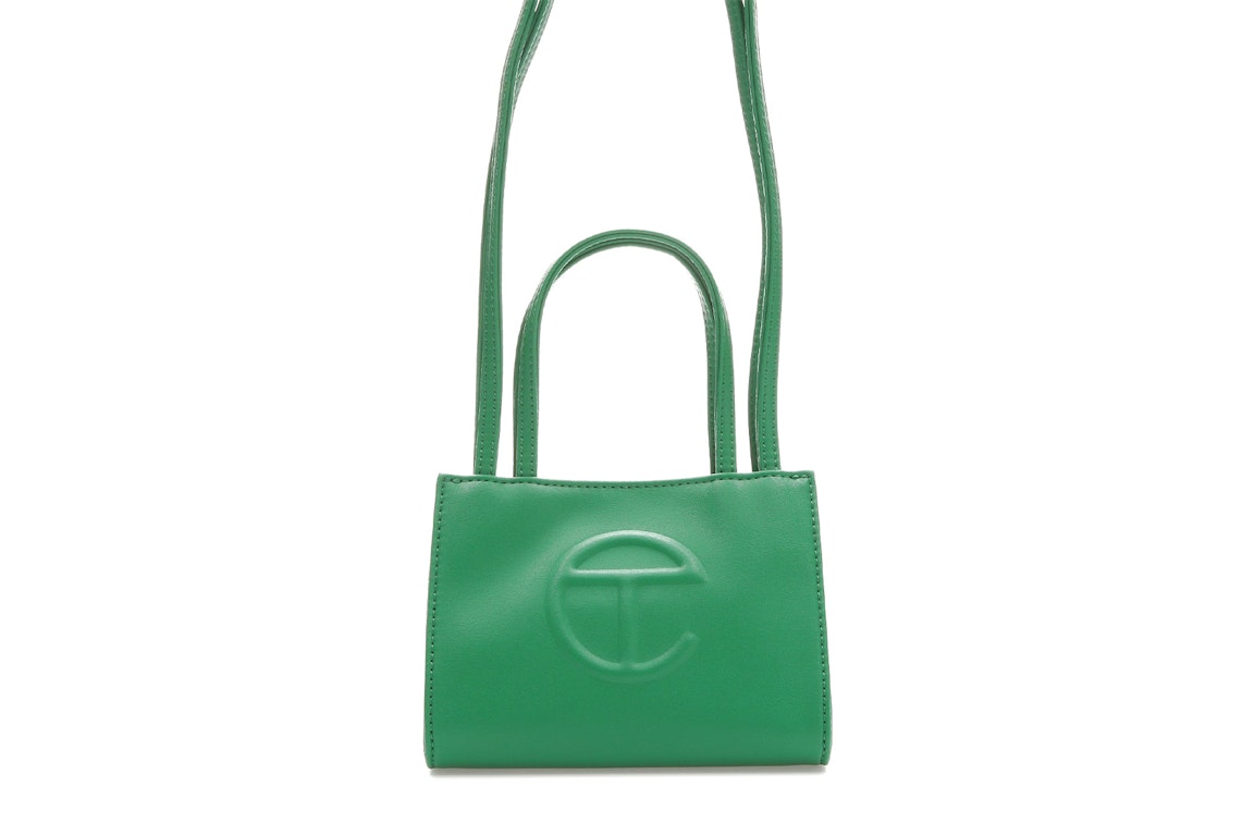Pre-owned Telfar Shopping Bag Small Greenscreen