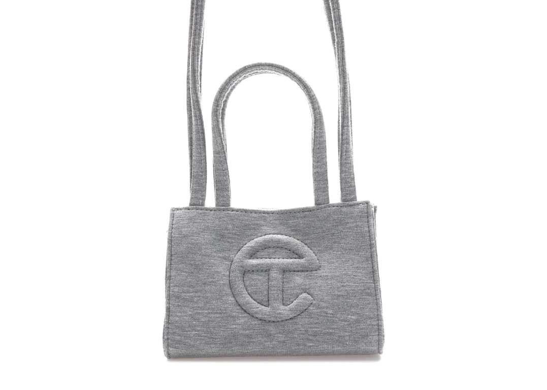 Pre-owned Telfar X Ugg Fleece Shopping Bag Small Heather Grey
