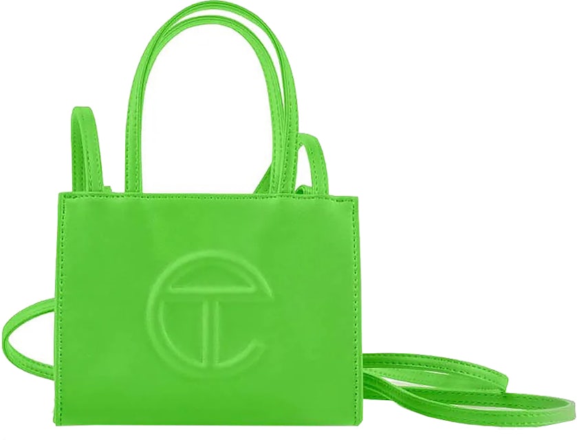 FLEECE BUM BAG WITH APPLE MOTIF in green