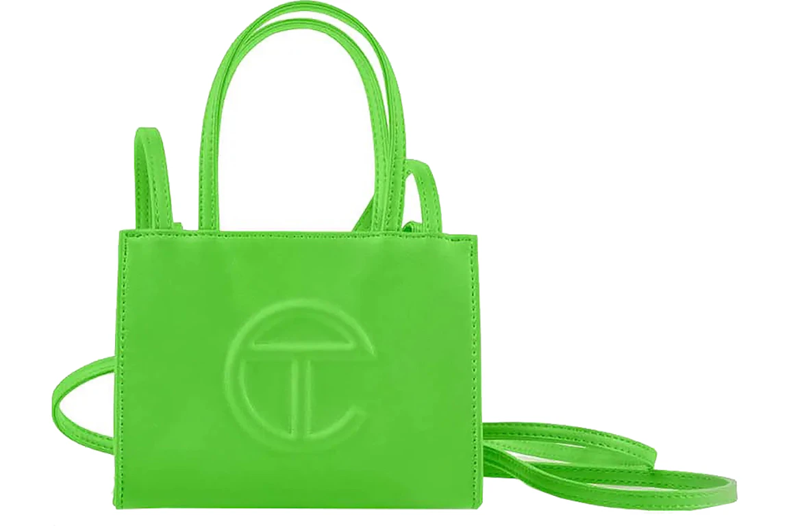 Telfar Shopping Bag Small Highlighter Green