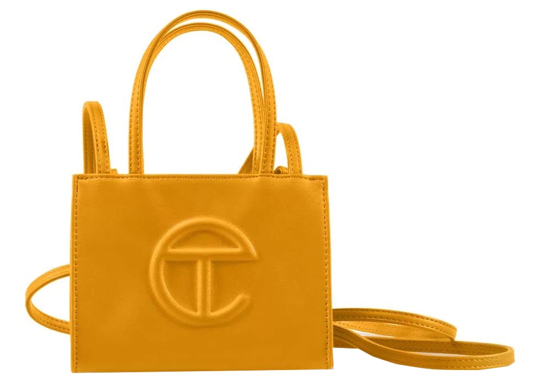 Pre-owned Telfar Shopping Bag Small Mustard