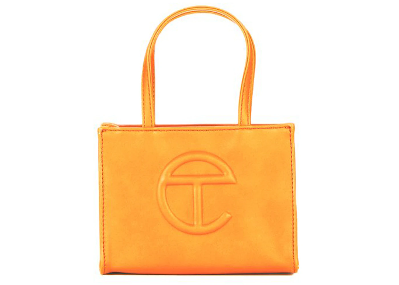 Telfar small orange shopping bag Clearance