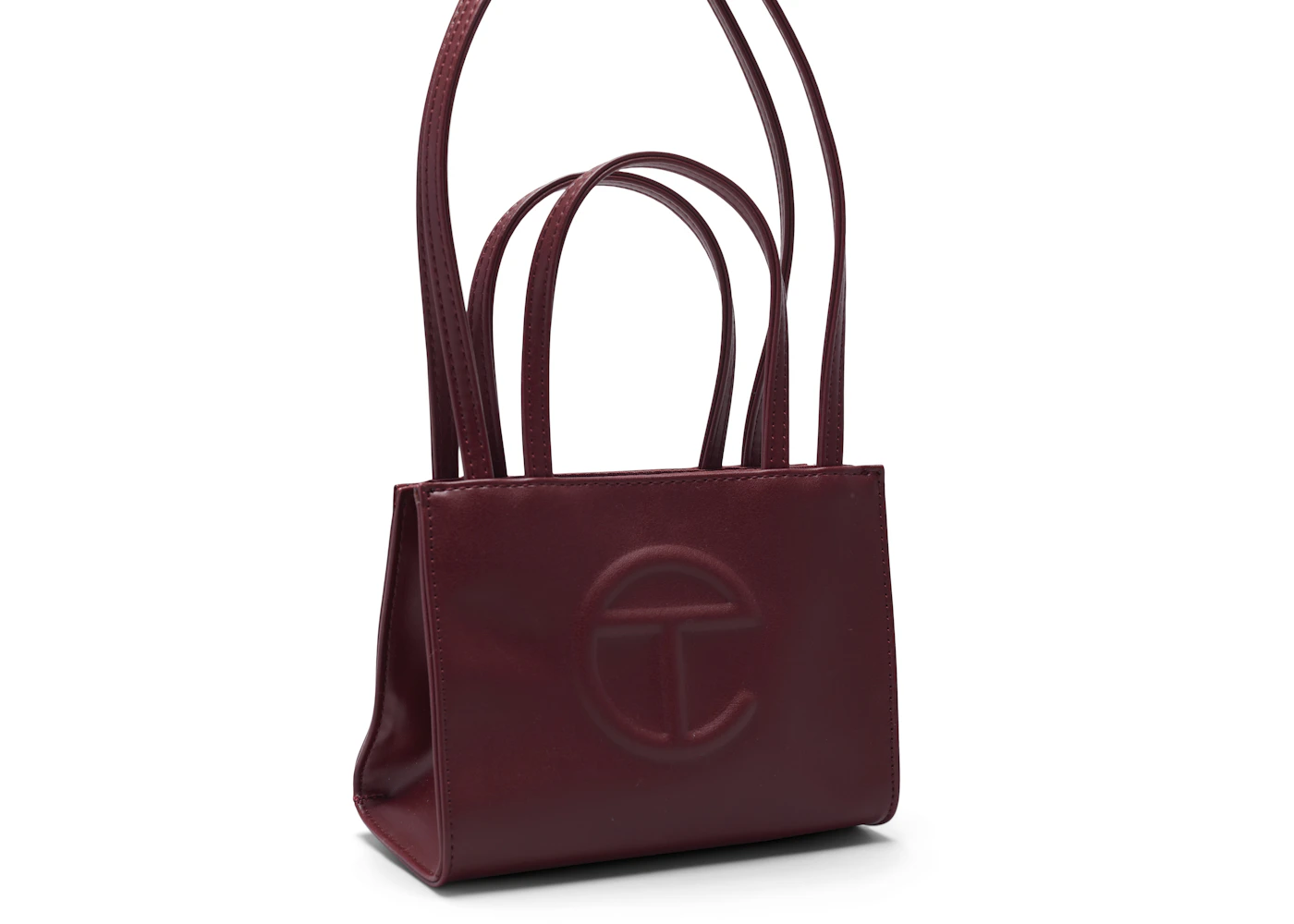 Telfar bag burgundy Clearance