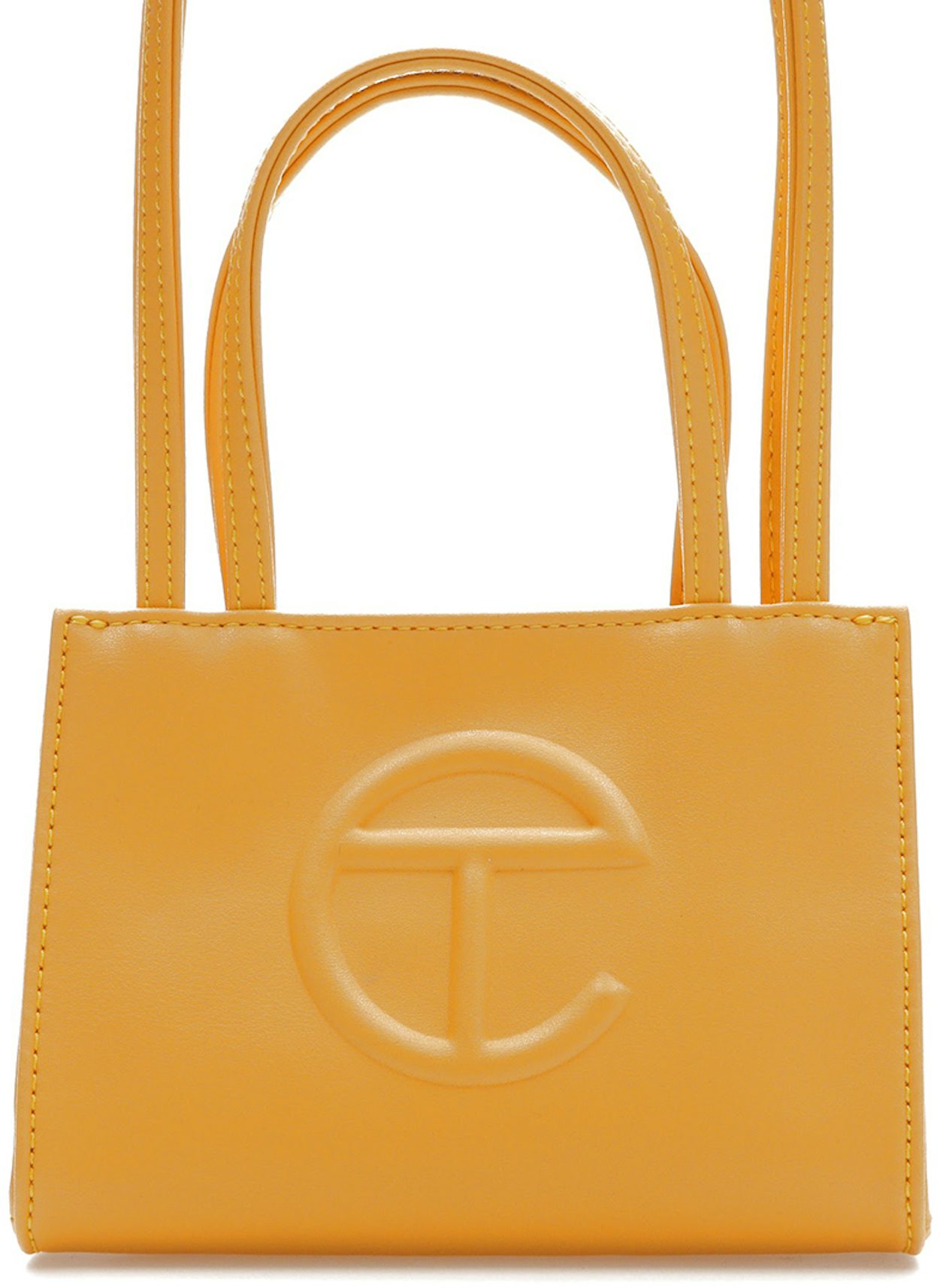 Telfar Shopping Tote Faux Leather Small Yellow 1977707