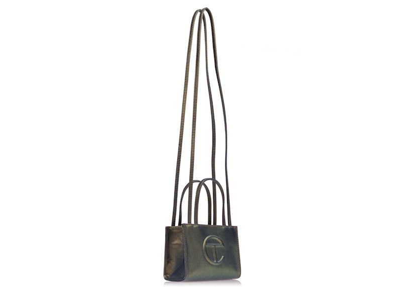 Telfar Small Shopping Bag Acid in Polyurethane/Polyester with Silver