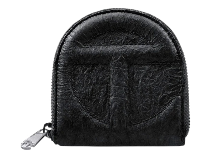 Telfar Wallet Black Paper