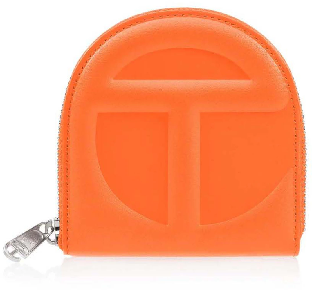 Telfar Wallet - Orange – shop.telfar