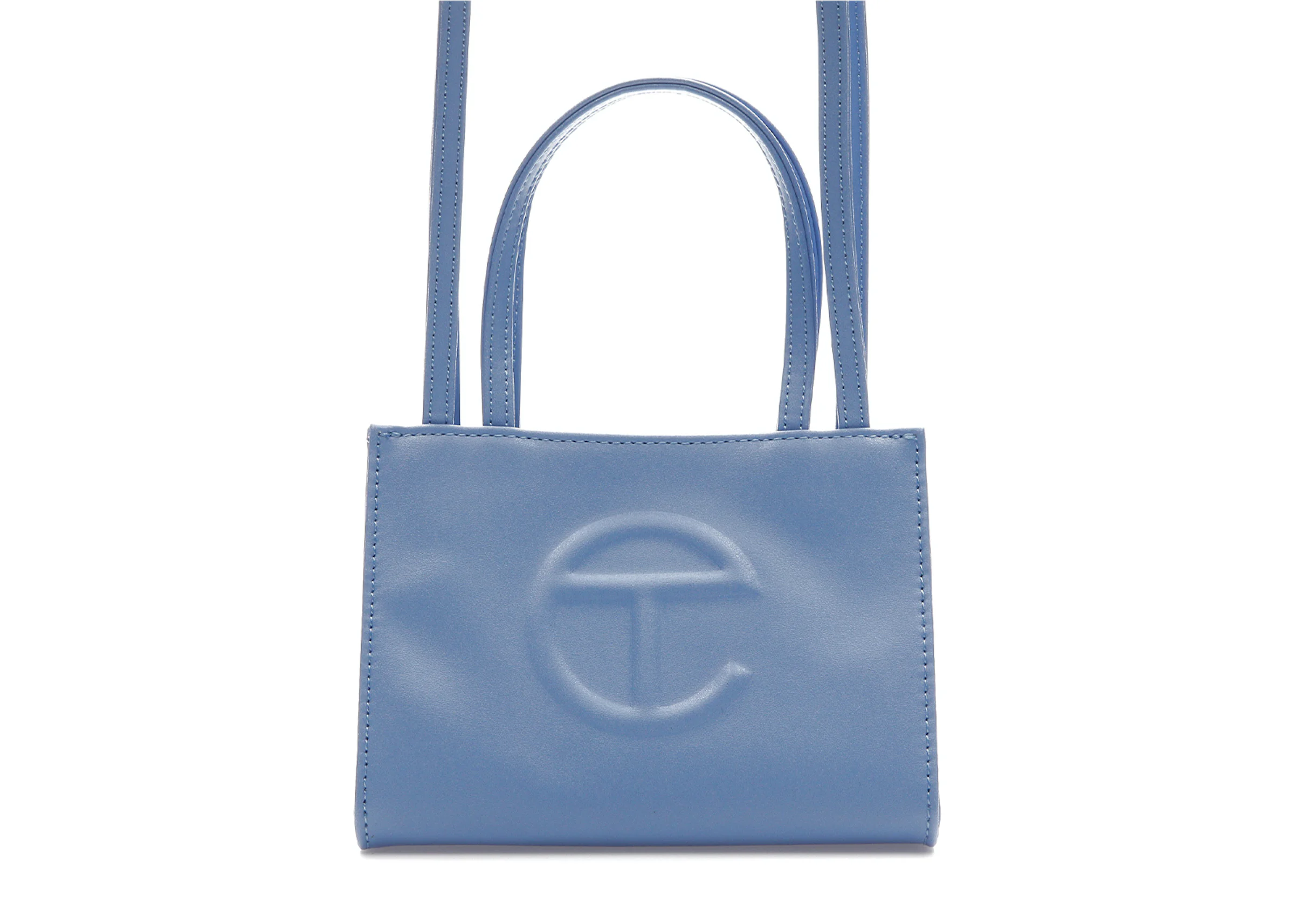 Telfar Shopping Bag Small Cerulean in Vegan Leather - US