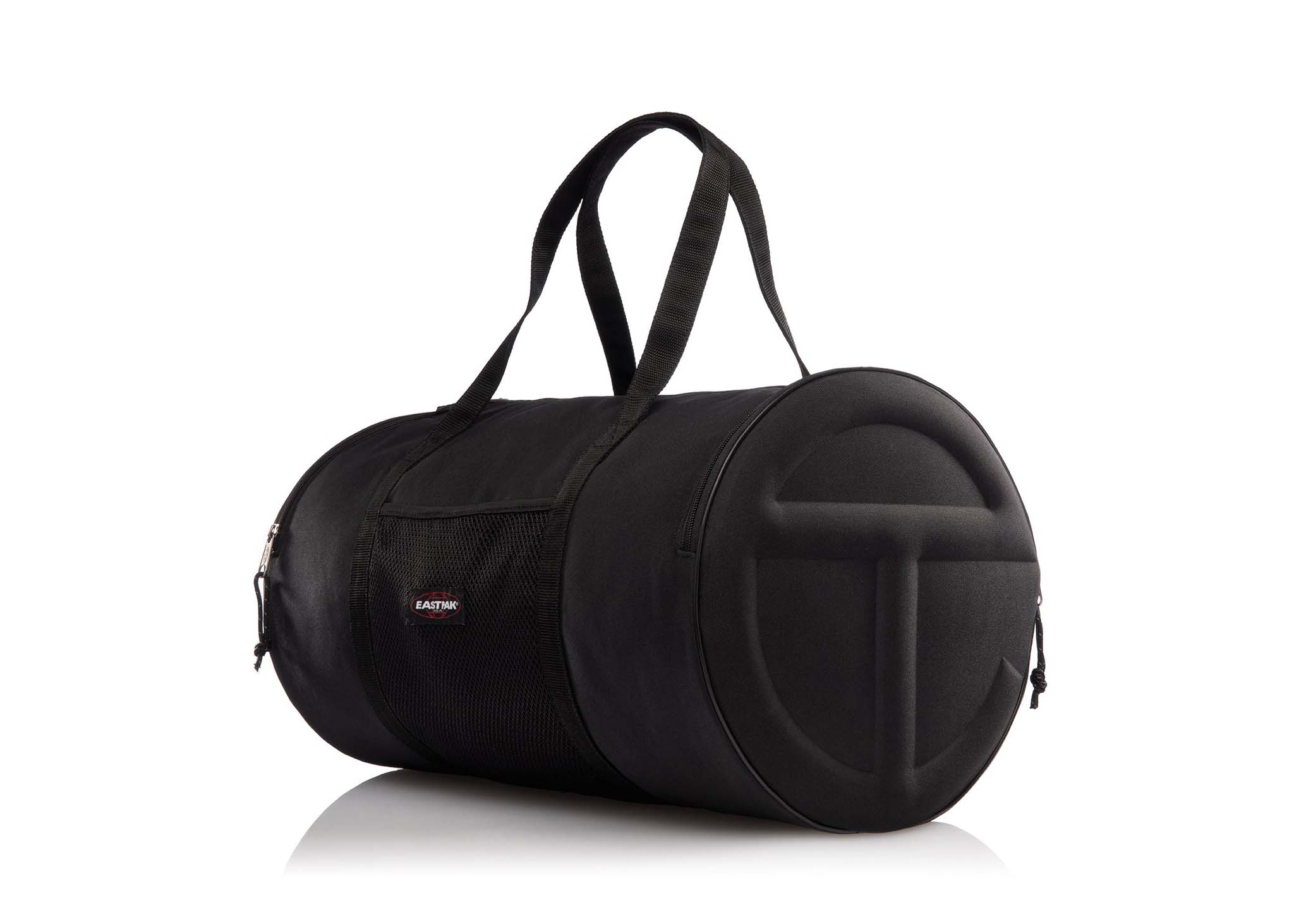 Telfar x Eastpak Large Duffle Black in Polyester with Silver-tone - US