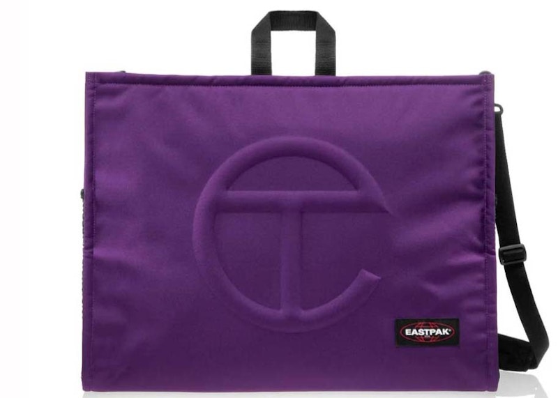 Pre-owned Telfar X Eastpak Large Shopper In Purple