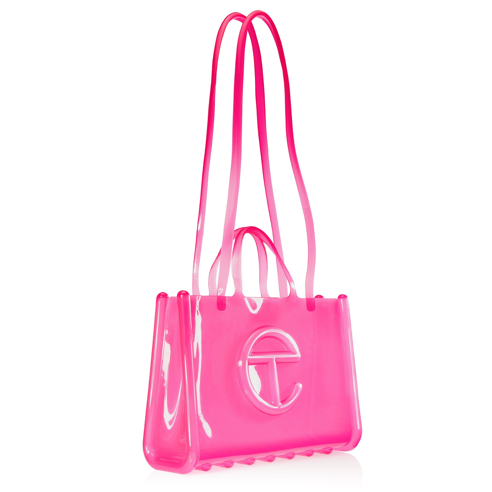 Telfar x Melissa Large Jelly Shopper Clear Pink in PVC - GB